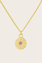 Birthstone Necklace | February / Amethyst