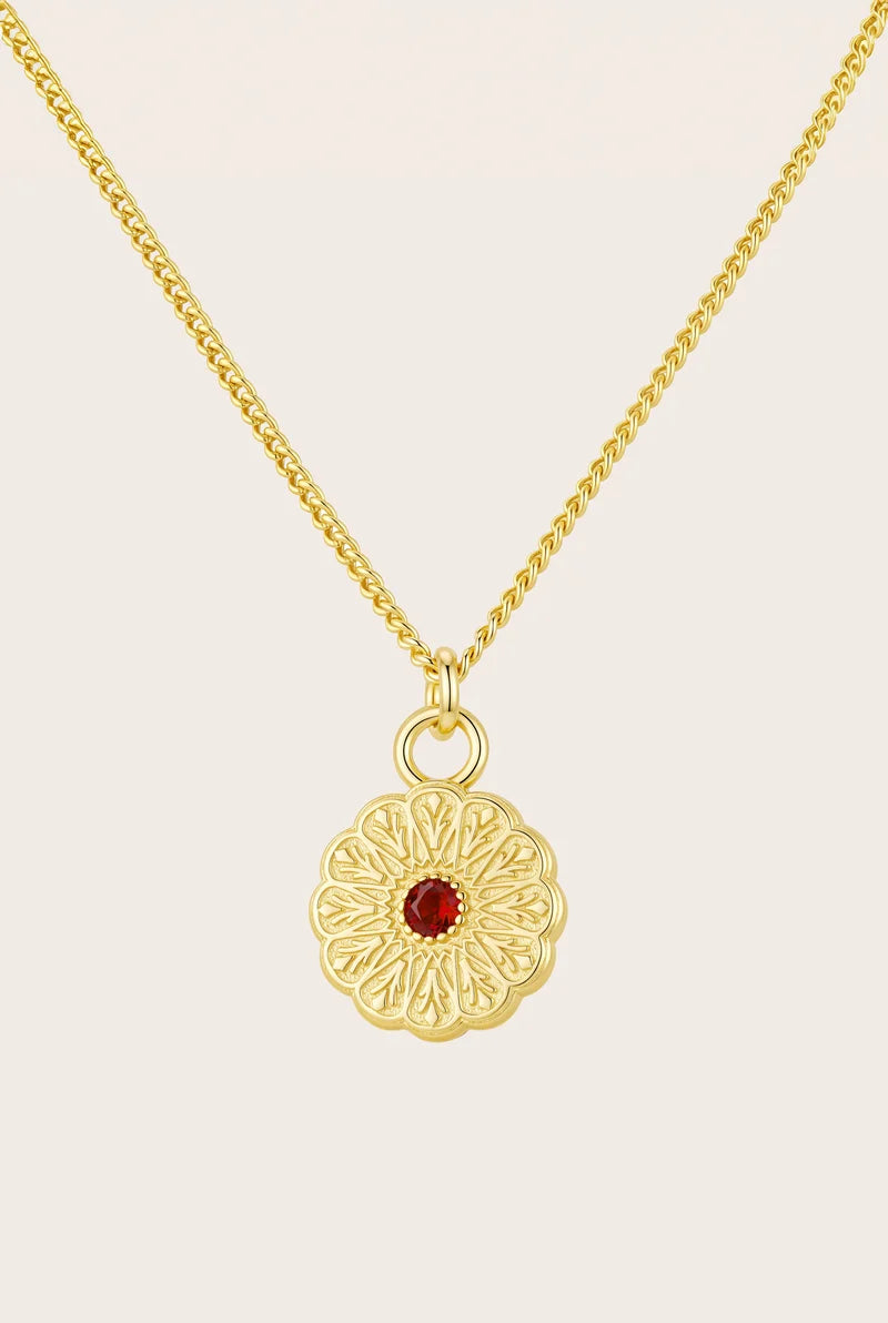 Birthstone Necklace | January / Garnet