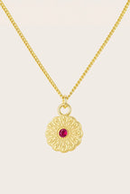 Birthstone Necklace | July / Ruby