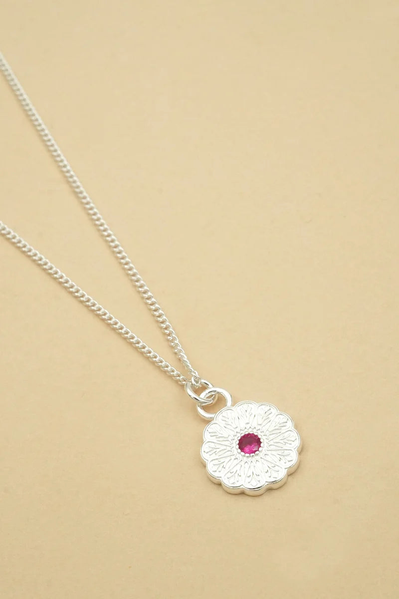 Birthstone Necklace | July / Ruby