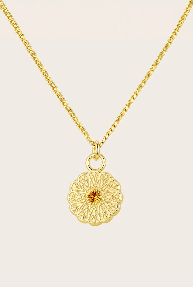 Birthstone Necklace | November / Citrine