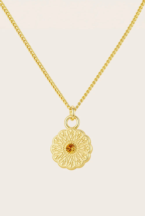 Birthstone Necklace | November / Citrine