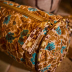 Magnolia Makeup Bag | Turquoise