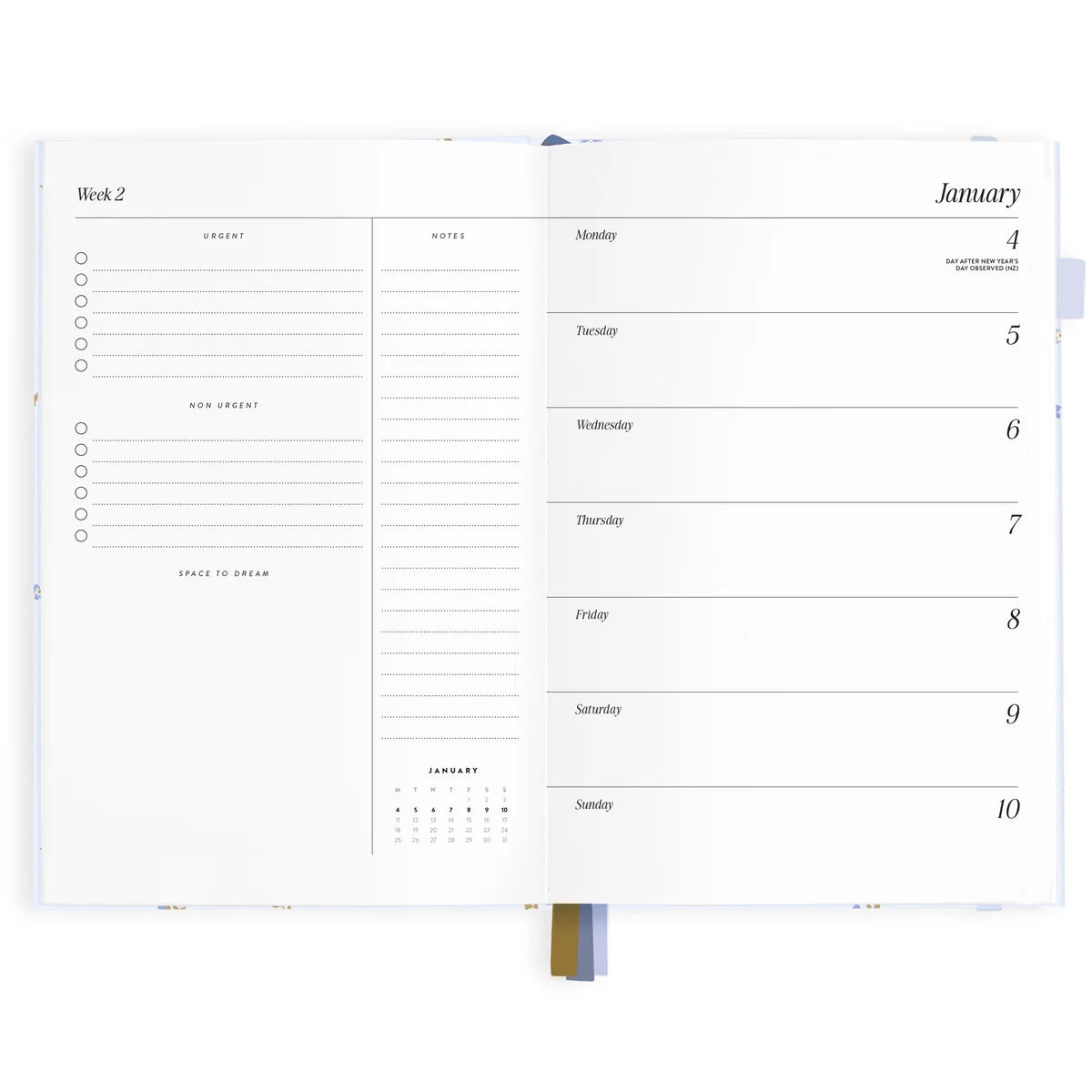 2027 A5 Horizontal Planner | Cornflower