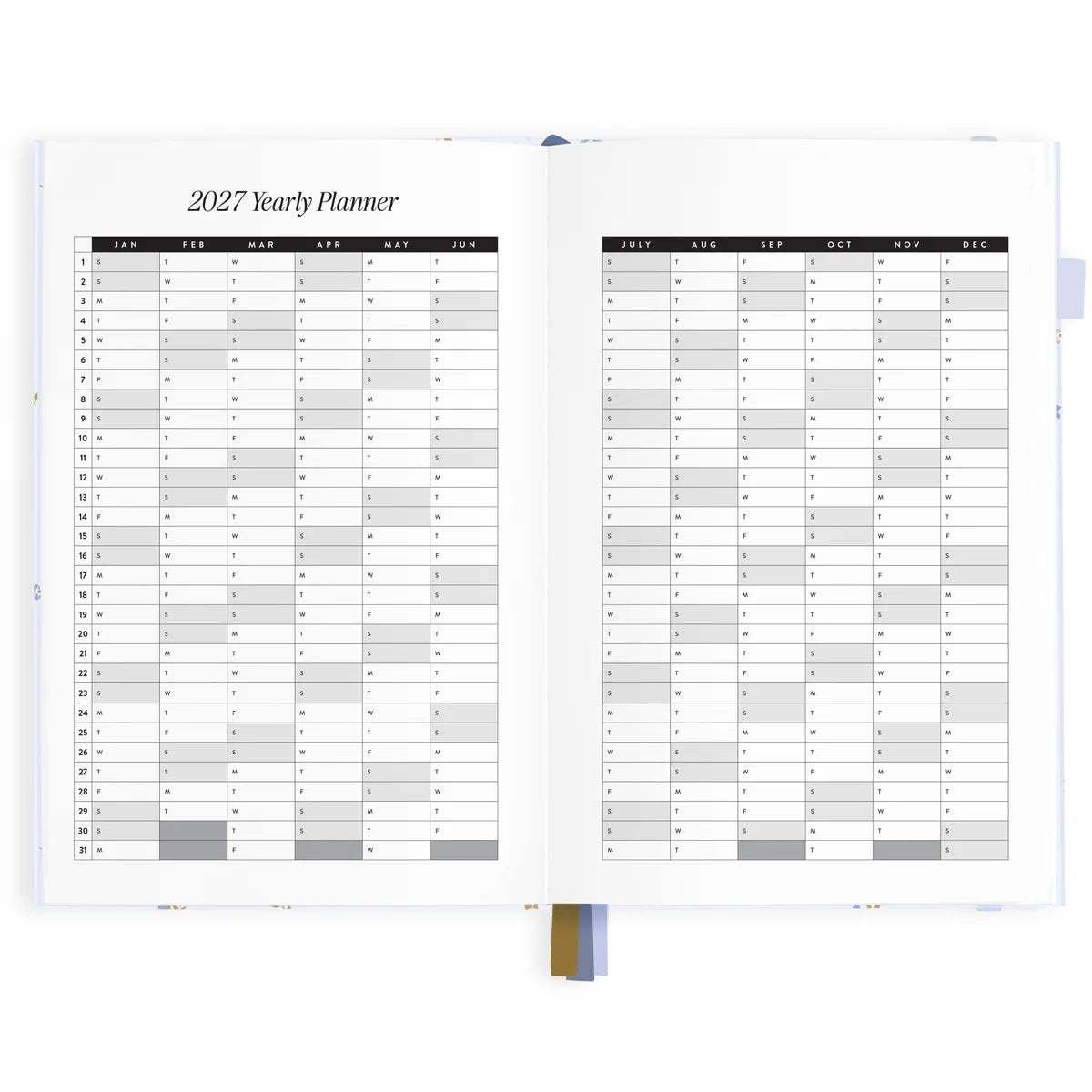 2027 A5 Horizontal Planner | Cornflower