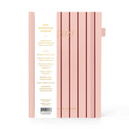 2027 A5 Horizontal Planner | Rose Pinstripe