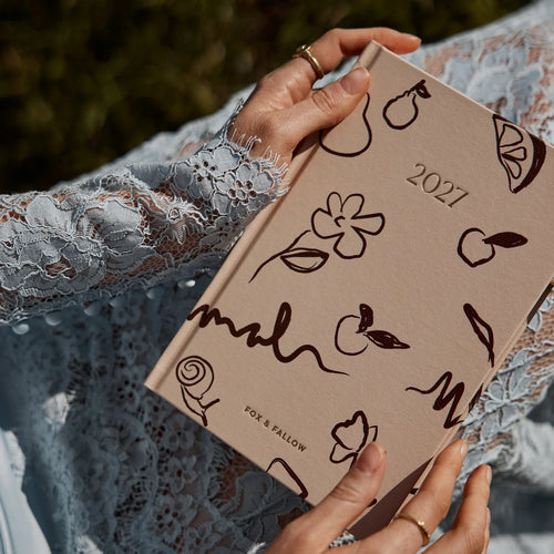 2027 A5 Vertical Planner | Amalfi Latte
