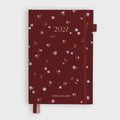 2027 A5 Vertical Planner | Cherry Wisteria