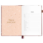2027 A5 Vertical Planner | Cherry Wisteria