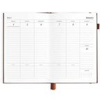 2027 A5 Vertical Planner | Chocolate