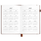2027 A5 Vertical Planner | Chocolate