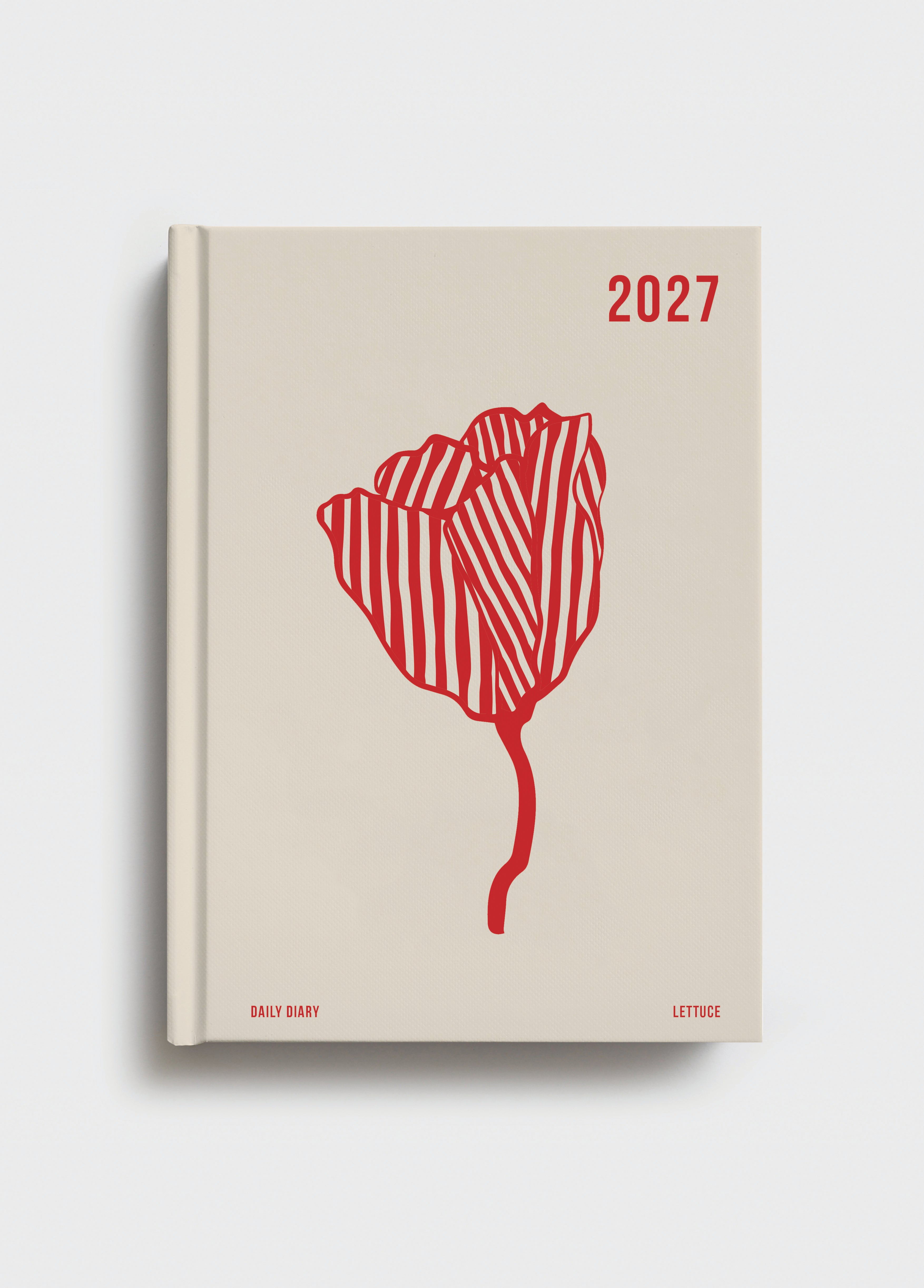 Daily Diary 2027 | Red Bloom