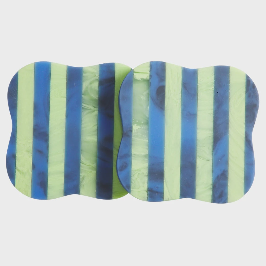 Noellyn Resin Coasters  | Set of 2 - Azure