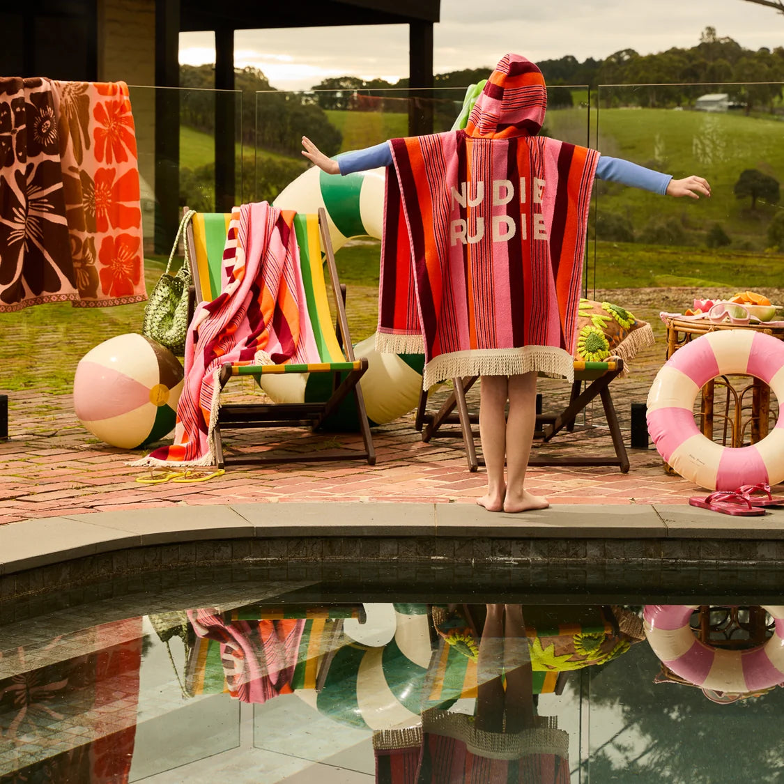 June Nudie Hooded Towel