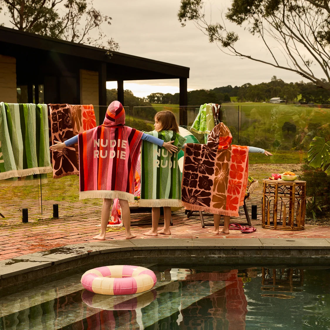 June Nudie Hooded Towel