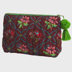 Norali Quilted Cosmetic Bag | Sienna