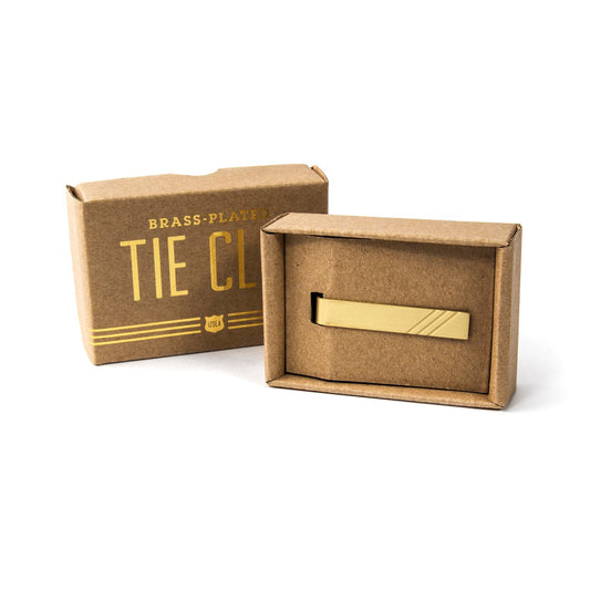 Brass Tie Clip