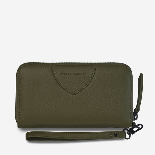 Status Anxiety Moving On Wallet in Khaki