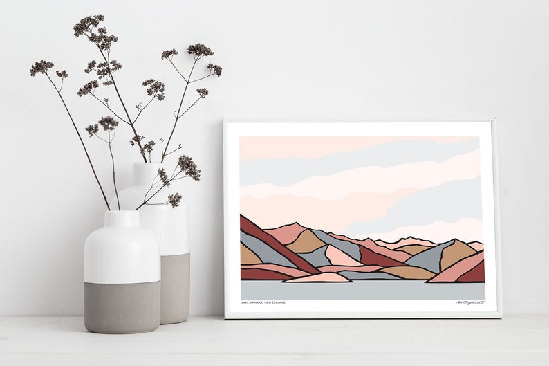 Wanaka View Art Print