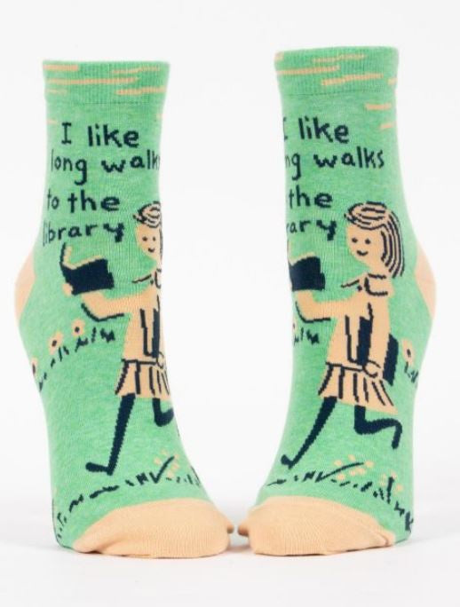 Womens Ankle Socks | Long Walks Library