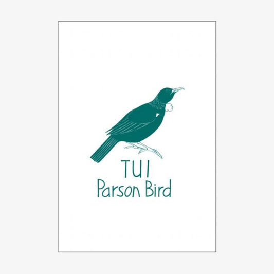 Tea Towel | Tui (Parson Bird)