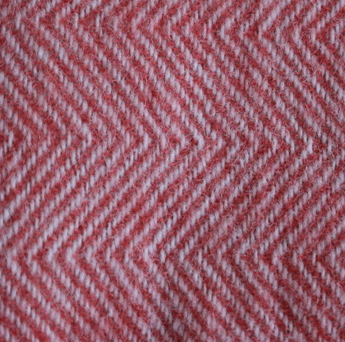 Lambswool Blanket | Herringbone Weave