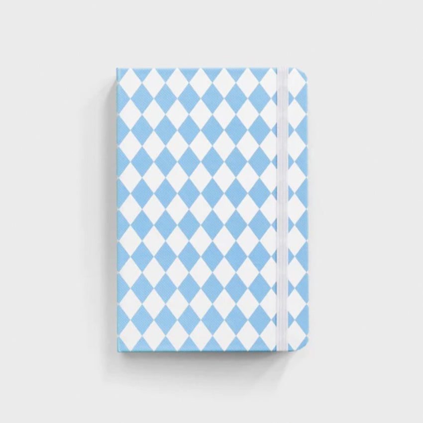 Hardcover Notebook | Blue Diamonds