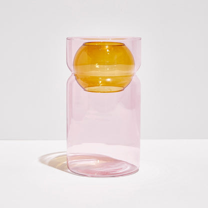 Balance Vase | Pink + Amber