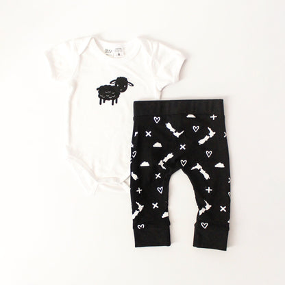 Bodysuit & Pants Set | Sheep