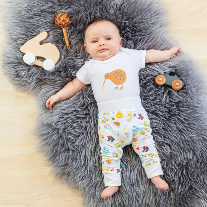 Bodysuit & Pants Set | Coloured Kiwi