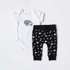 Bodysuit & Pants Set | Grey Kiwi