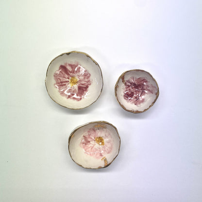 Cherry Blossom Bowl with Gold