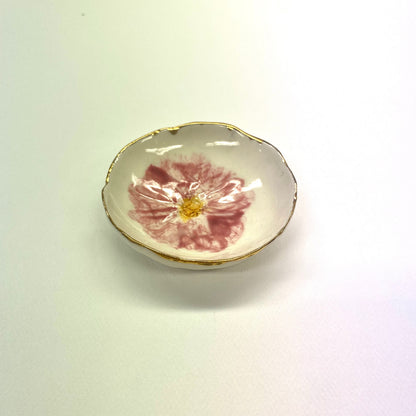 Cherry Blossom Bowl with Gold