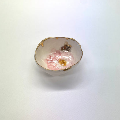 Cherry Blossom Bowl with Gold