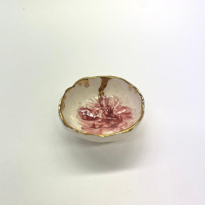 Cherry Blossom Bowl with Gold