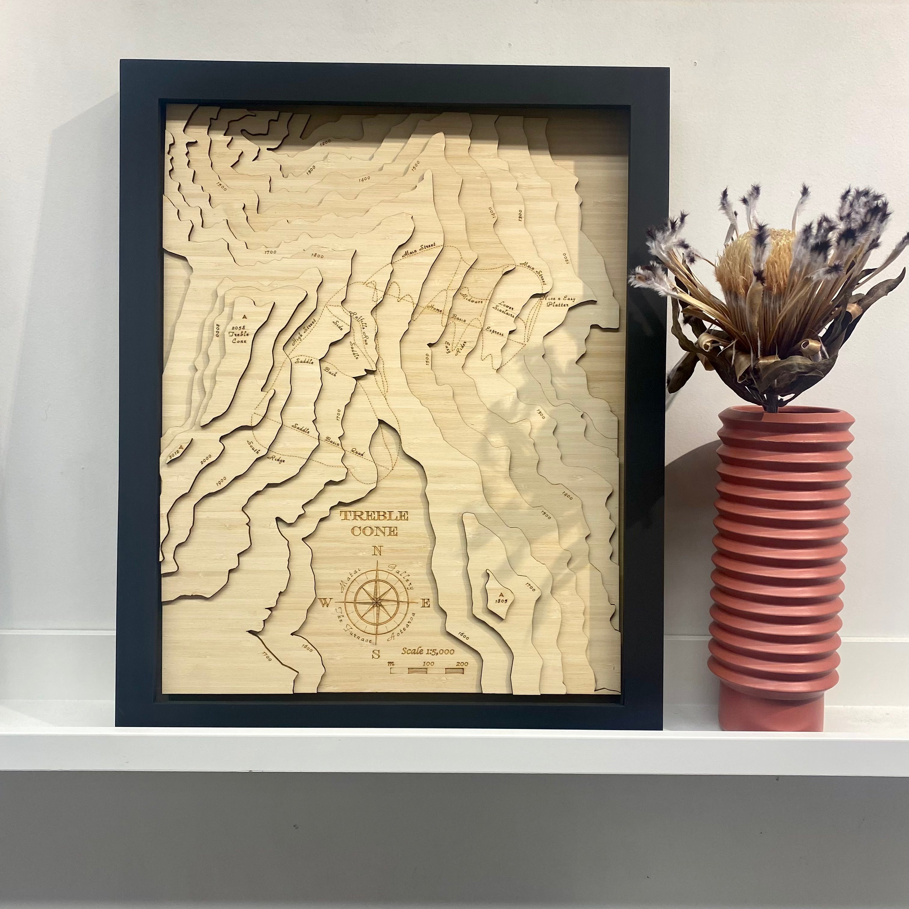 Art Map | Treble Cone 42 x 52