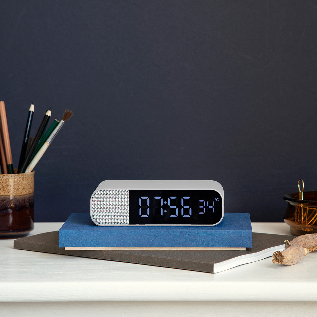 aWAKE Alarm Clock Speaker & Wireless Charger