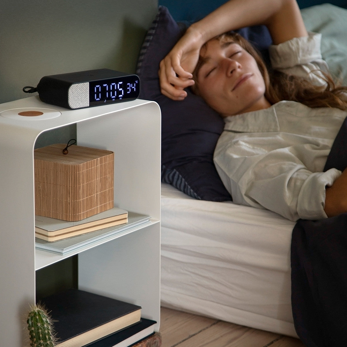 aWAKE Alarm Clock Speaker & Wireless Charger
