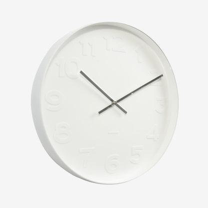 Mr. White Wall Clock | Medium
