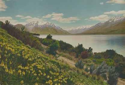 Lake Ohau, Waitaki Country 1940s Print