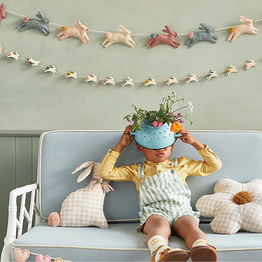 Wooden Bunny Garland