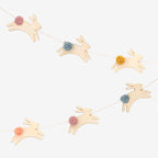 Wooden Bunny Garland