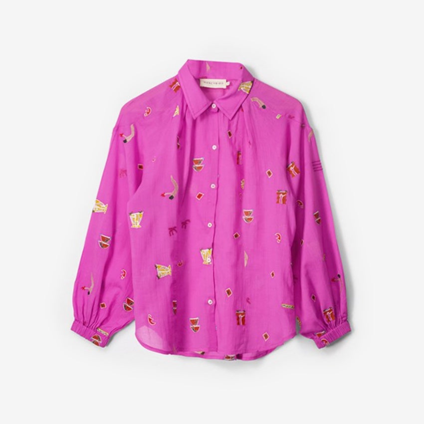 Elena Shirt | Garden Party Pink