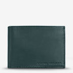 The Status Anxiety Noah Wallet in Teal on a blank background