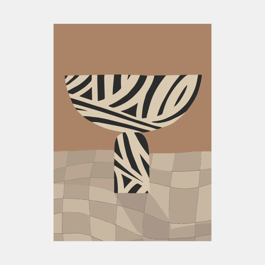 Kyrr Vase II Art Print