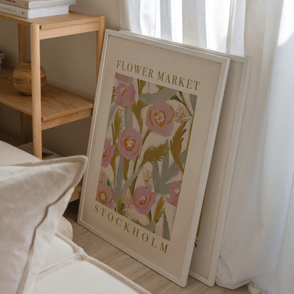 Flower Market Print | Framed
