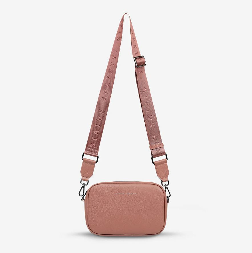 Plunder Bag w Webbed Strap | Dusty Rose