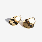 Molten Hoop Earrings