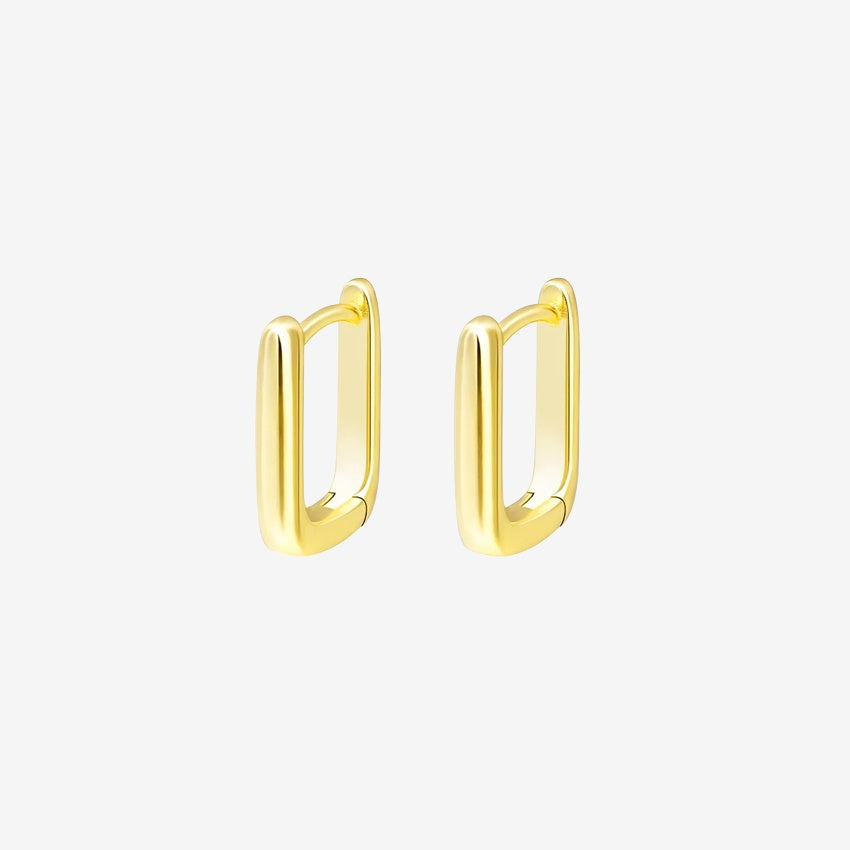 The Silver Linings Collective Marle Earrings in Gold on a blank background