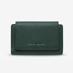 The Status Anxiety Visions Wallet in Teal on a blank background